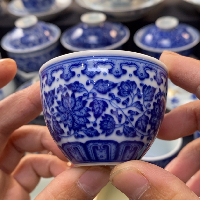 【闪购商品】景德镇青花主人杯