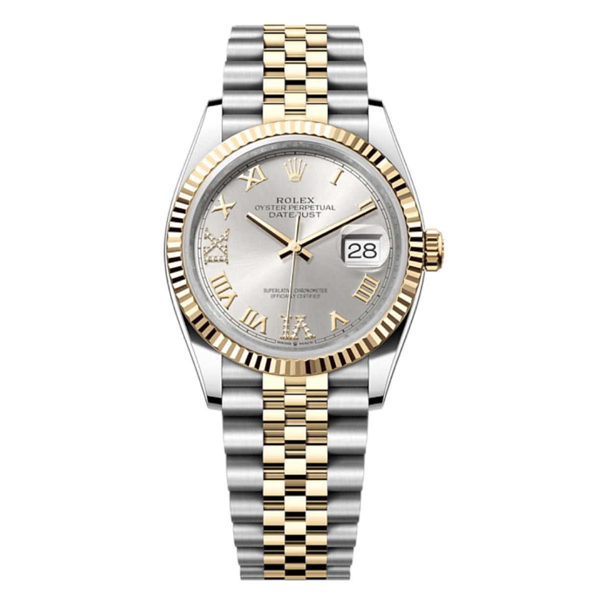 99新 Rolex/劳力士 24年全套/劳力士日志型126233/69钻刻