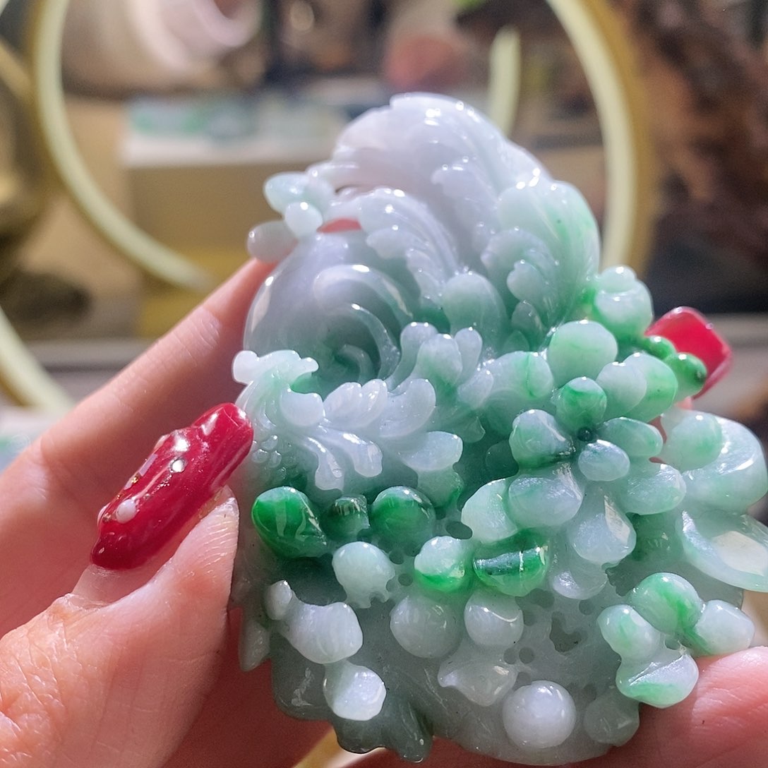 【闪购商品】翡翠颈饰未镶嵌凤凰