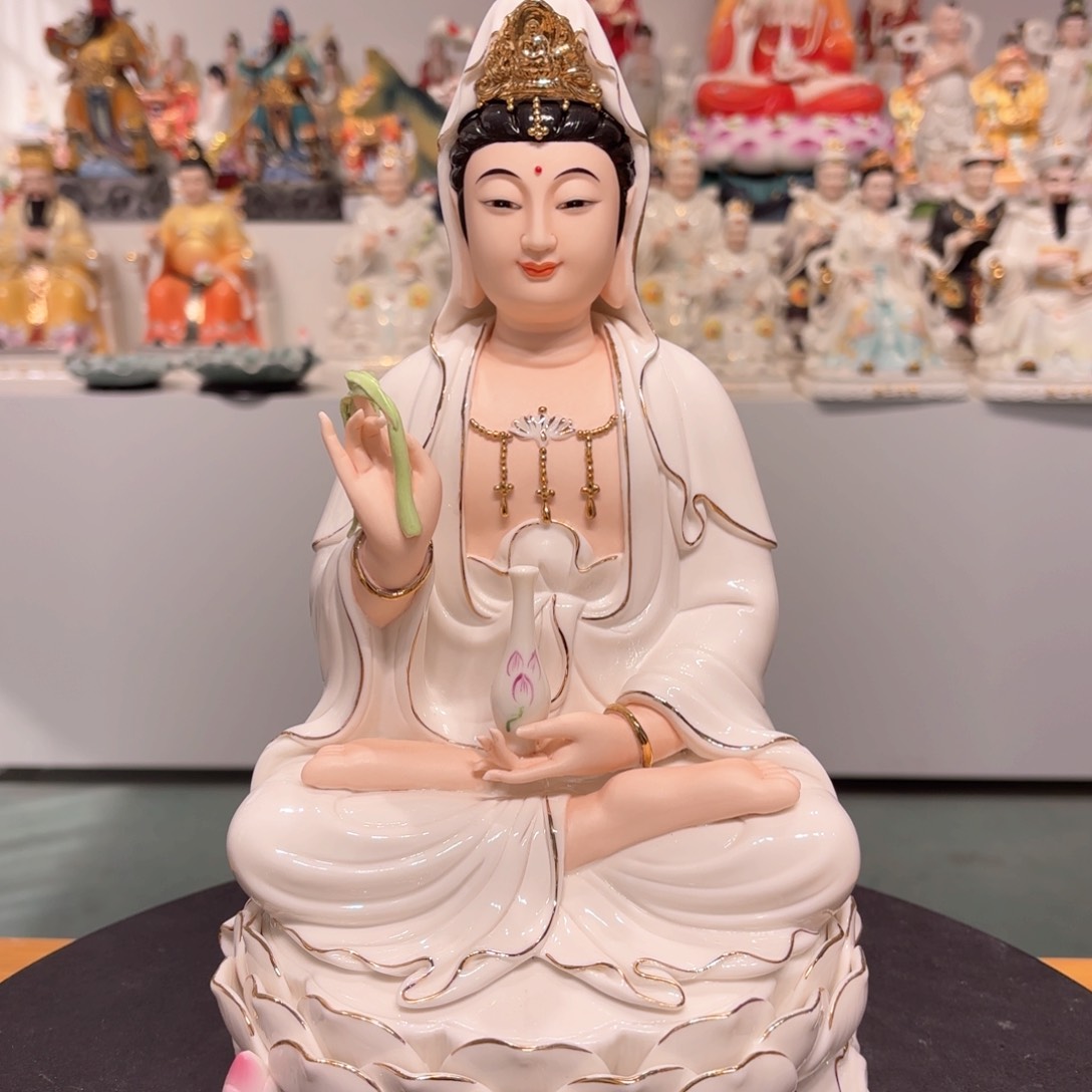 【闪购商品】瓷片瓷摆件观音12吋