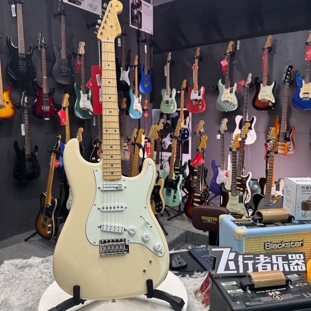 特价fender电吉他0140192305墨产Ed obrien签名款OWT奥林匹克白