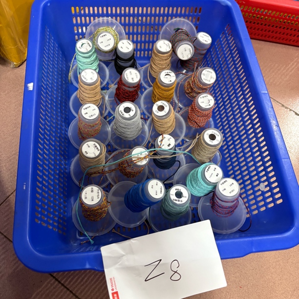 Z8号30股手戳棉线diy打版剩下的不介意带走图片颜色