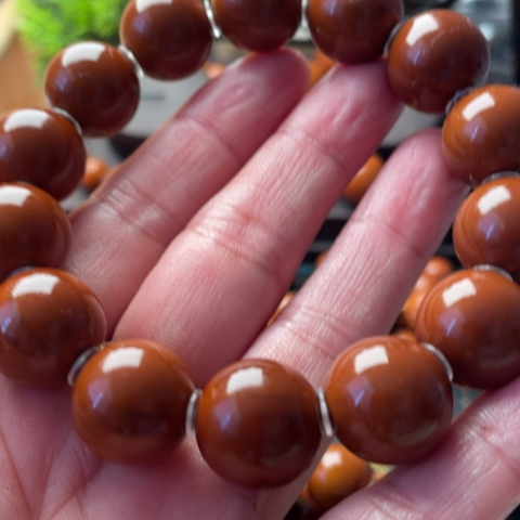 琉***白橄榄核手串/手链橄榄1.7