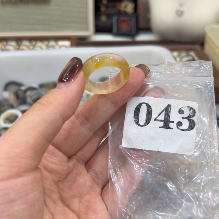 玛瑙/玉髓合金戒指43港21