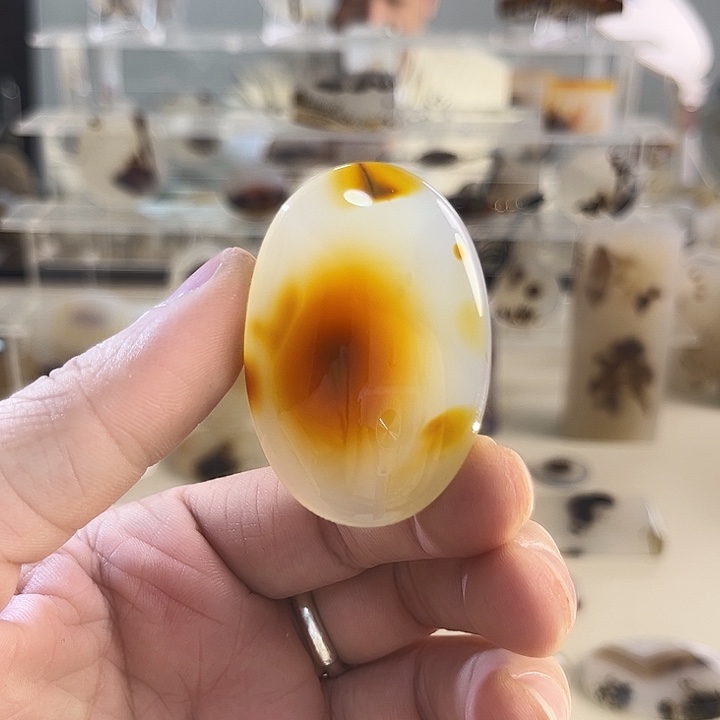 玛瑙/玉髓吊坠(不含链)未镶嵌