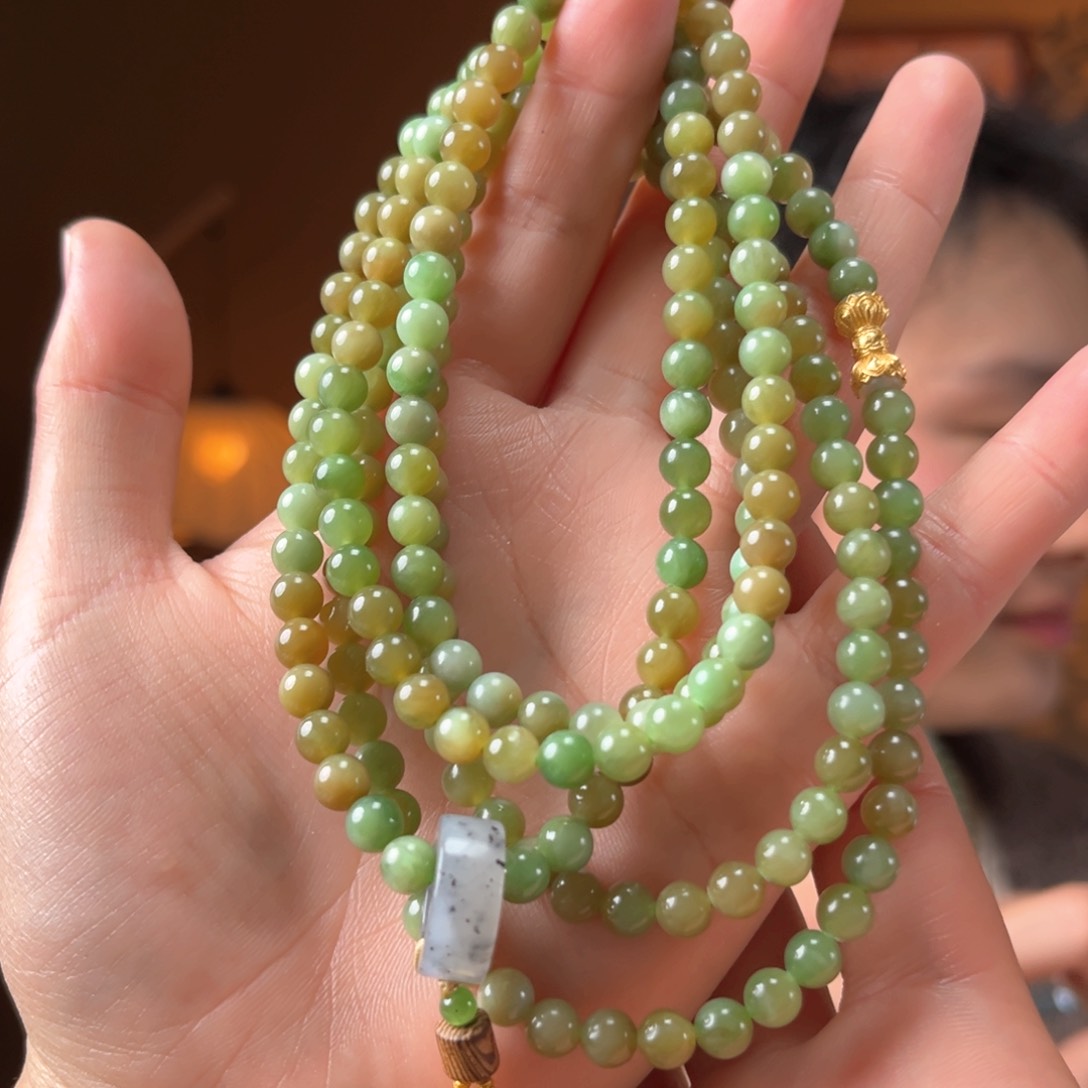 颈饰银S925镶嵌和田玉黑羊洞斜挎6mm450