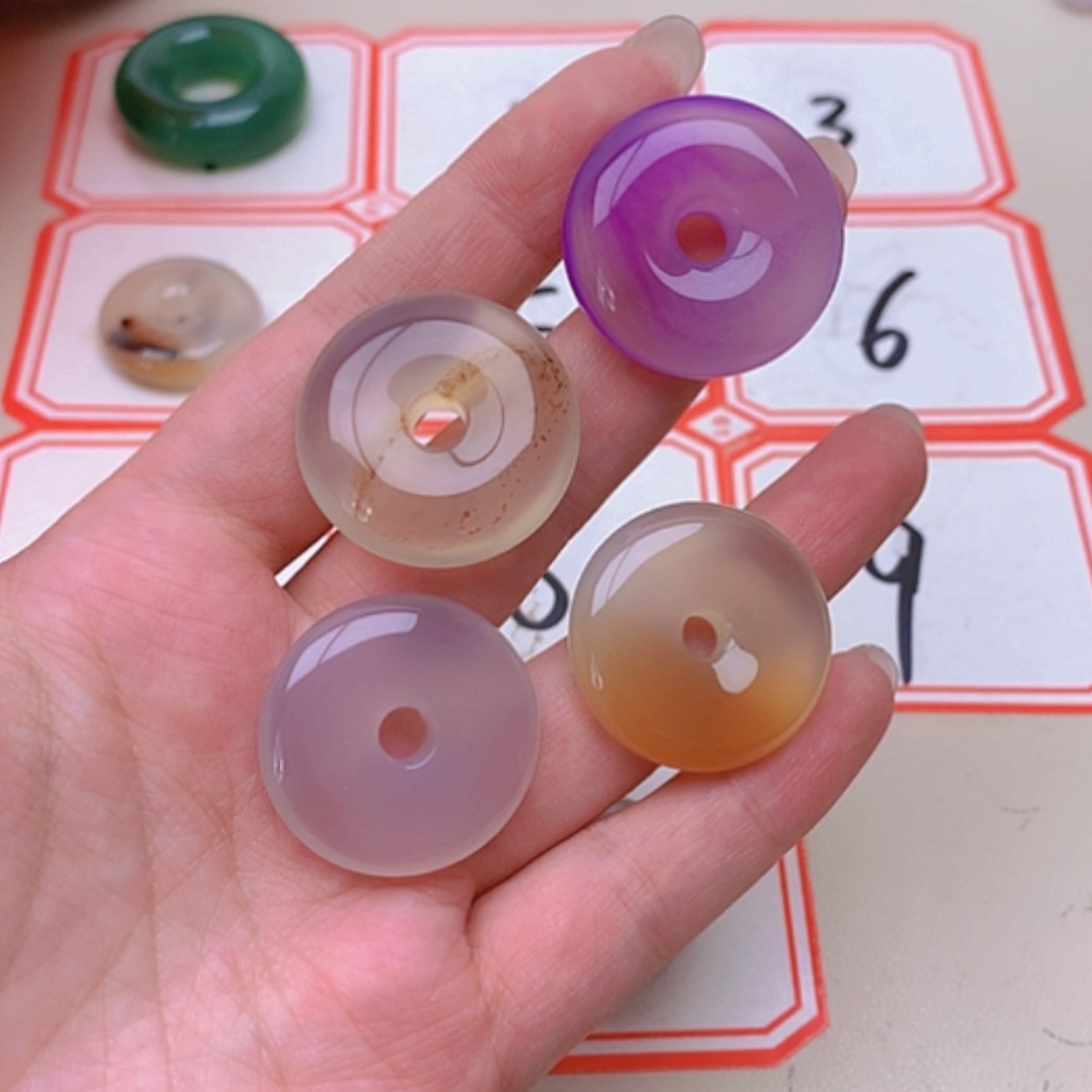 【闪购商品】未镶嵌玛瑙/玉髓珠宝半成品泽***0