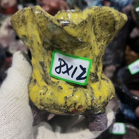 红陶粗陶花盆手工