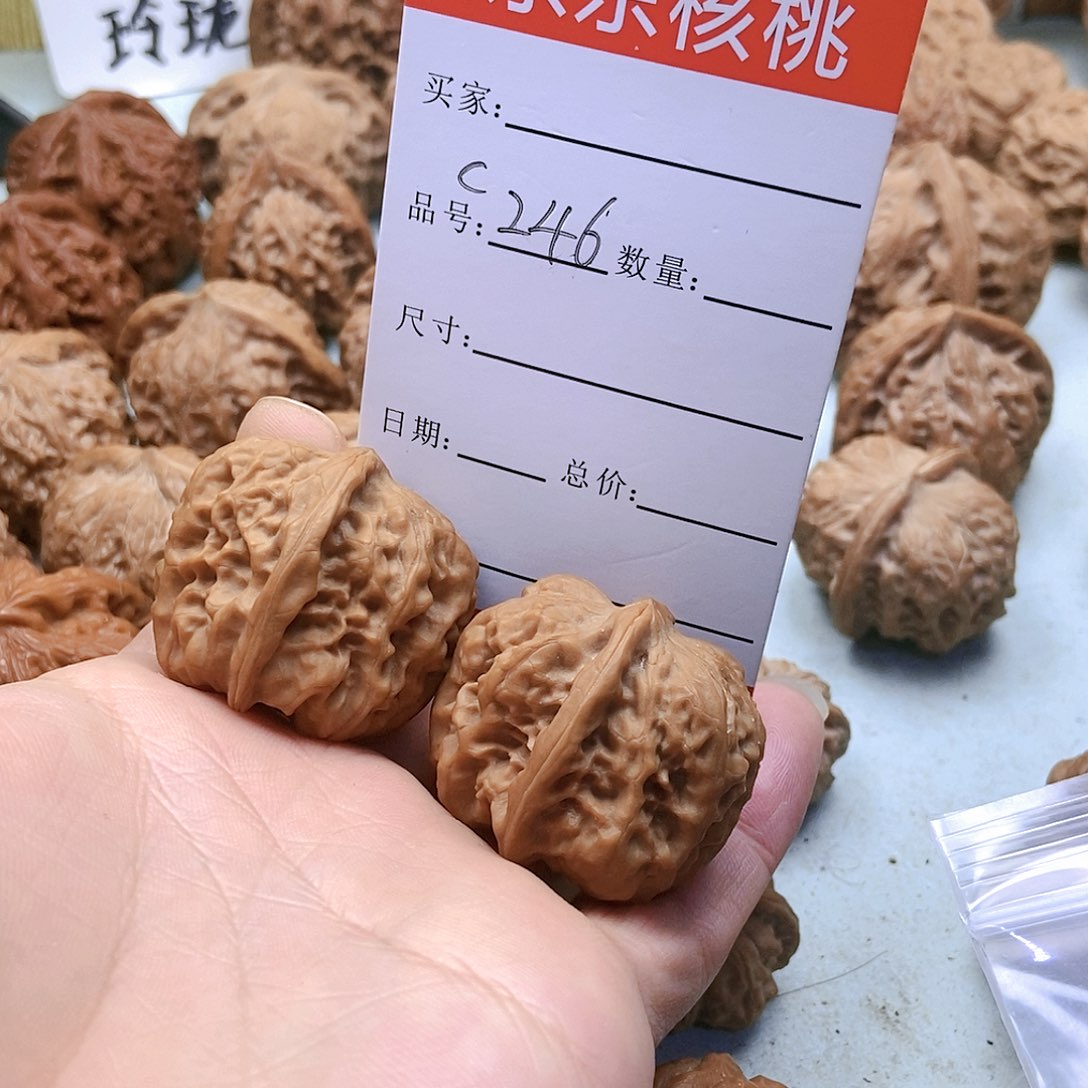 把件桃核246号方金蝉36尺蜡皮
