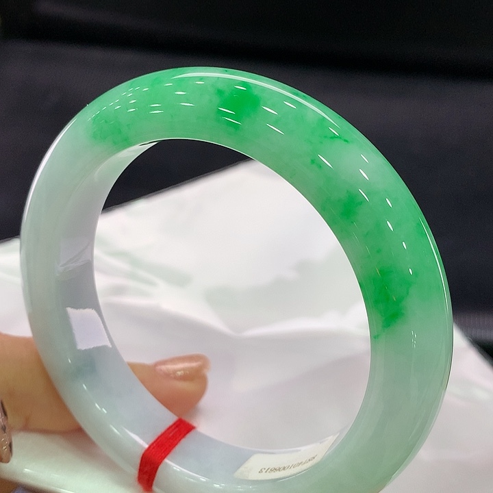 翡翠手镯未镶嵌正圈58.5