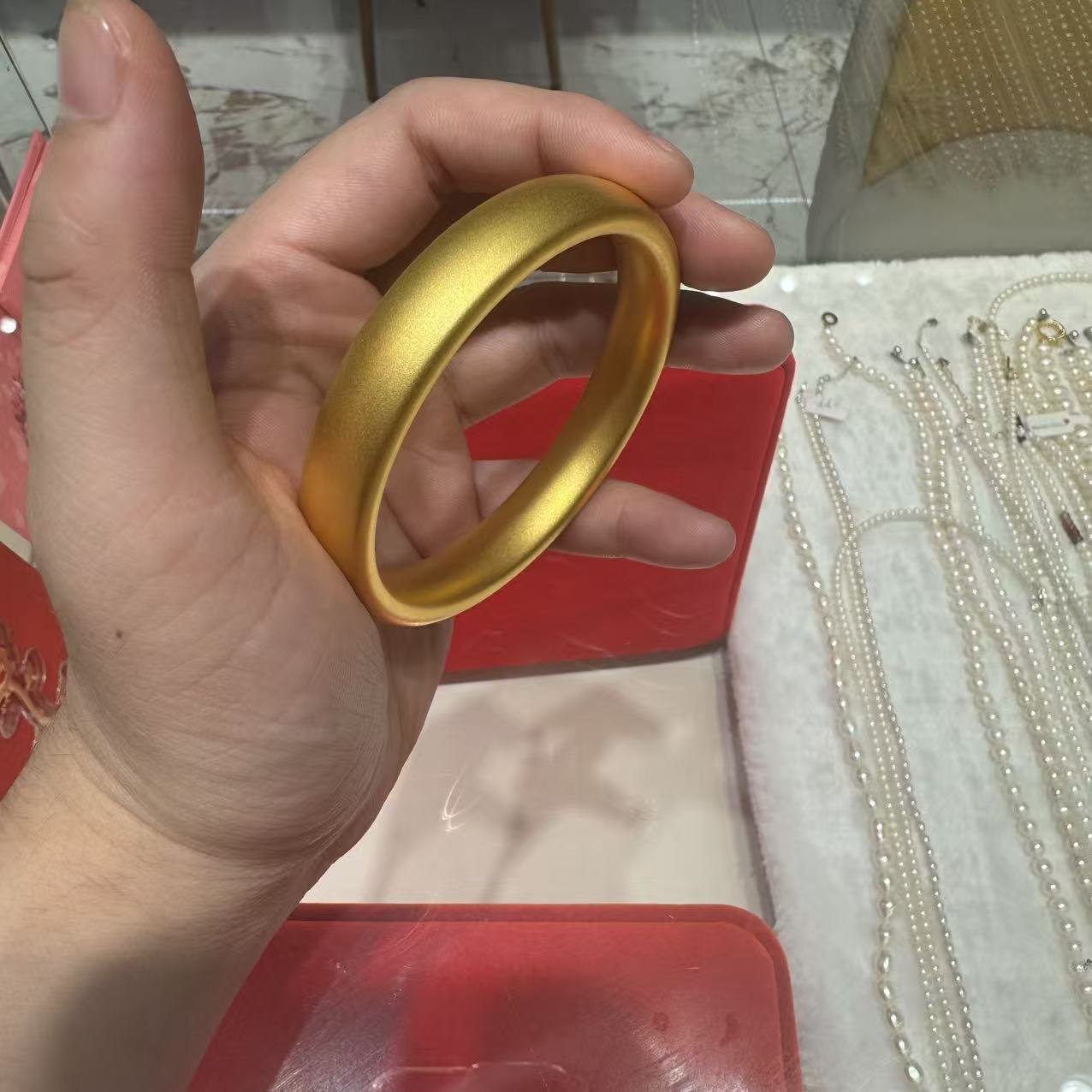 足银手镯 足银古法大轮胎手镯