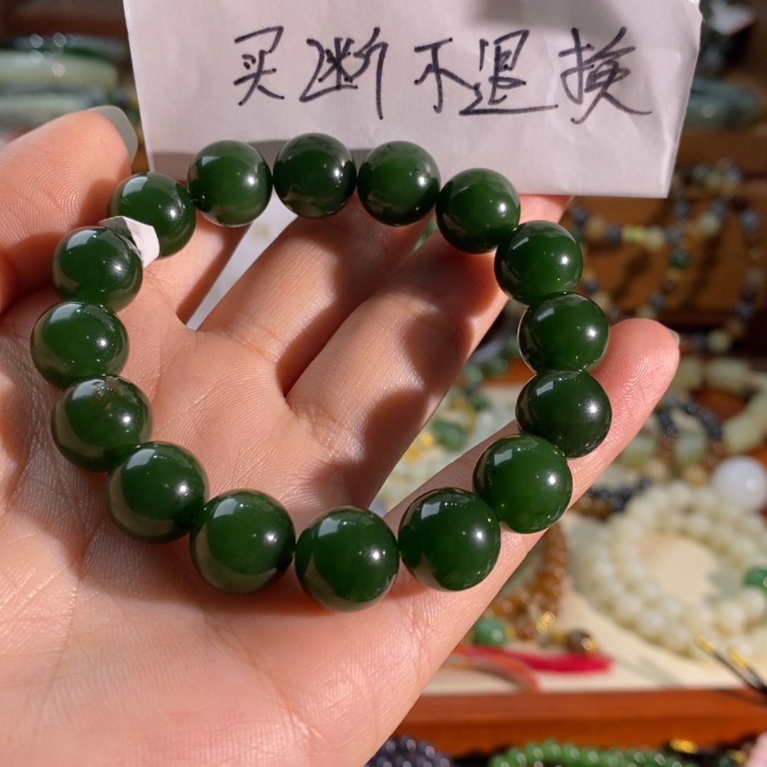 早***丰和田玉未镶嵌手链