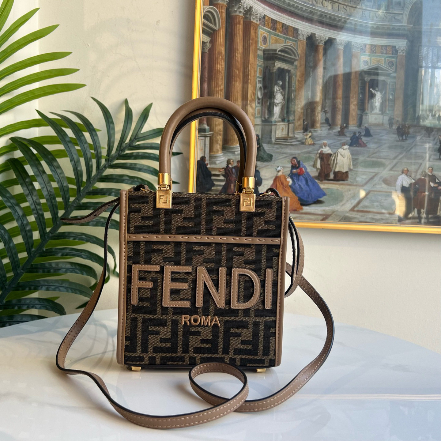 95新 FENDI/芬迪 御古屋/69457/老花琴谱