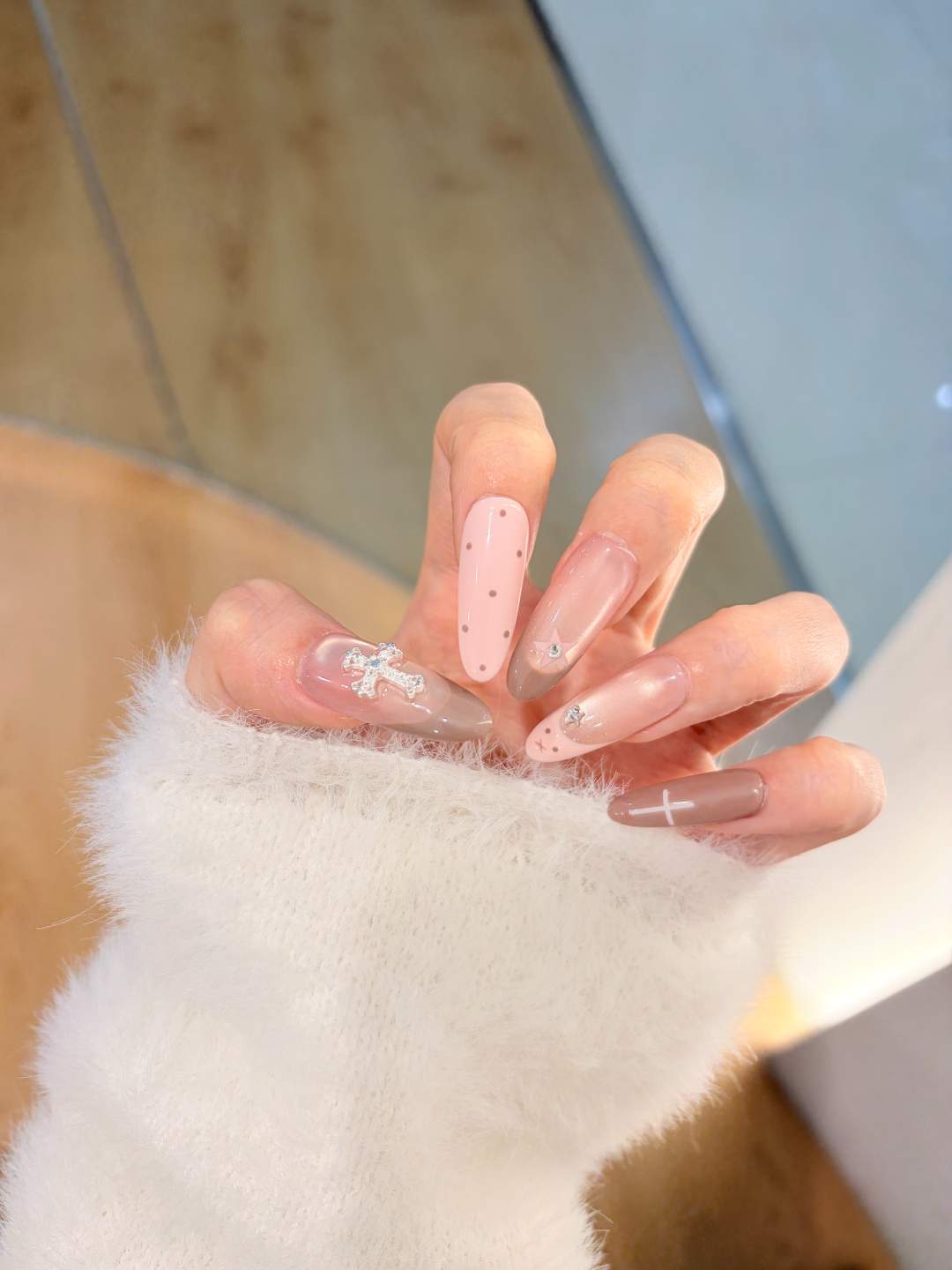 Q《十字米菲》纯手工穿戴甲