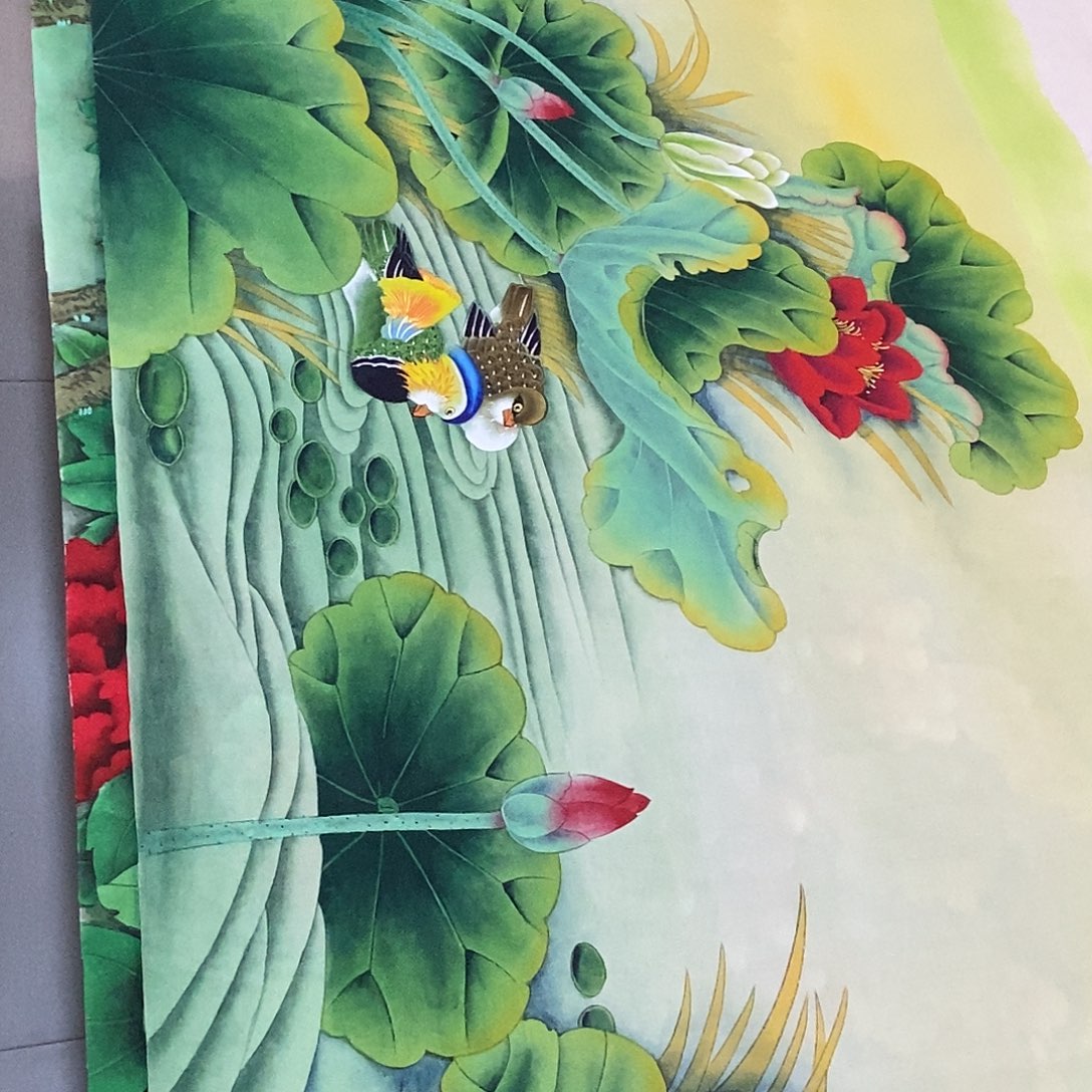 国画?***?荷花和和美美