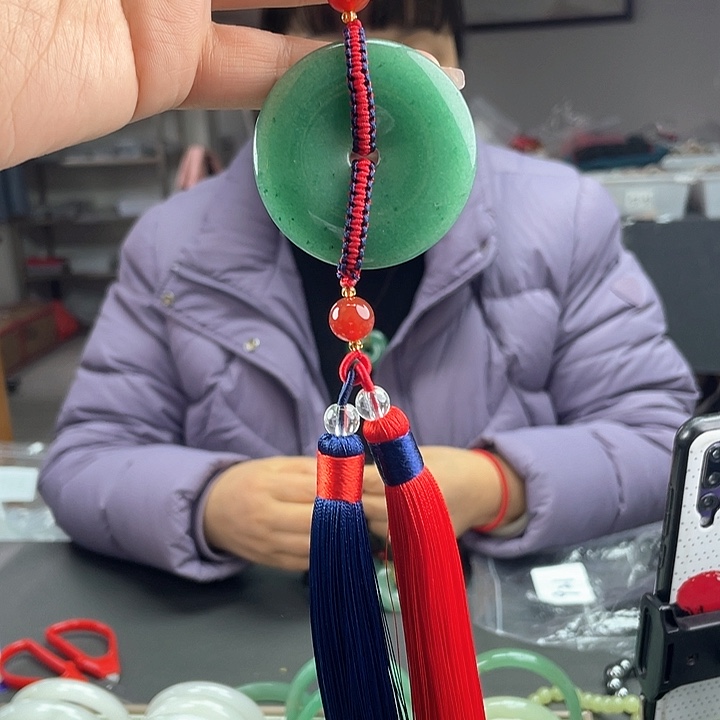 石英质玉1未镶嵌平****福平安扣