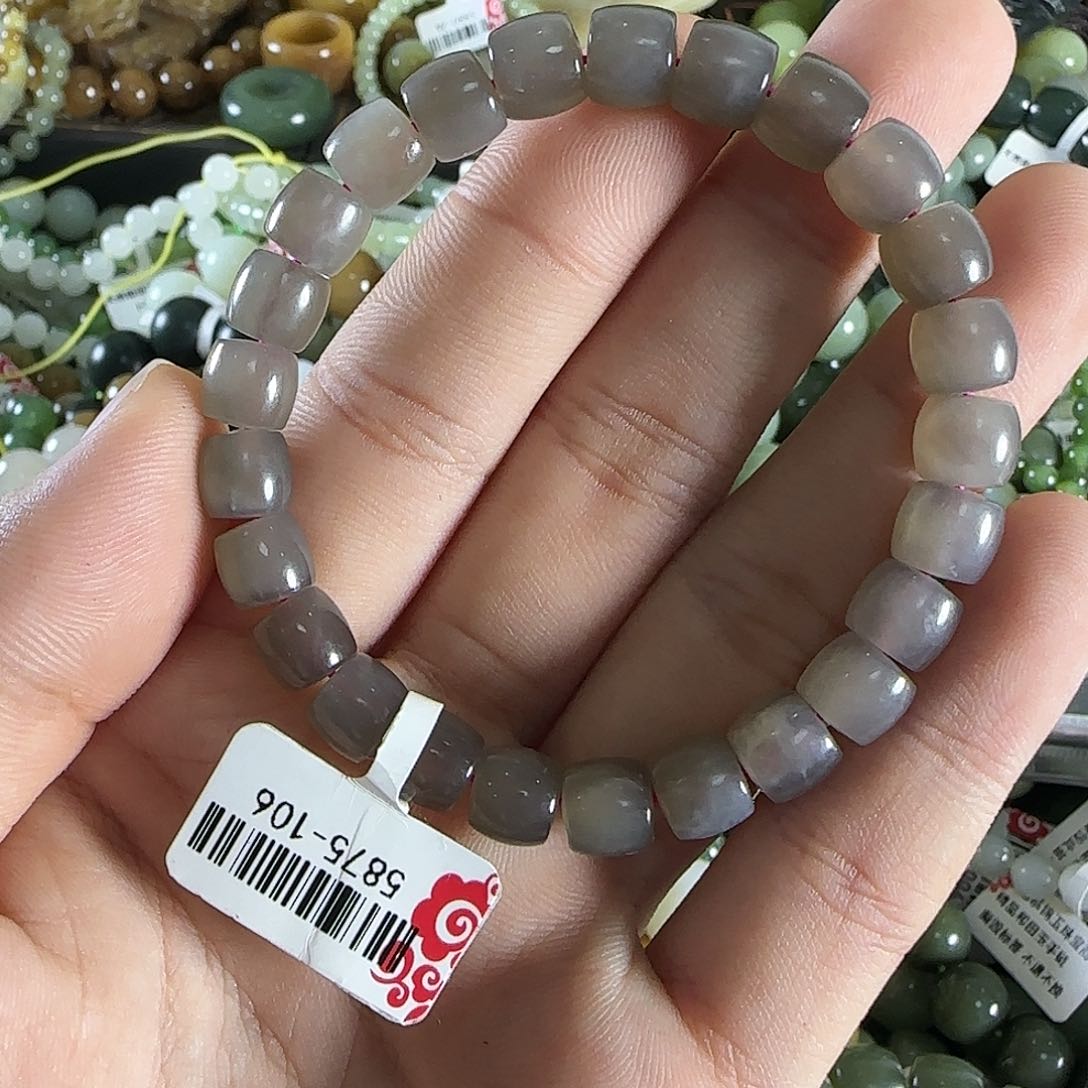 和田玉手链未镶嵌64