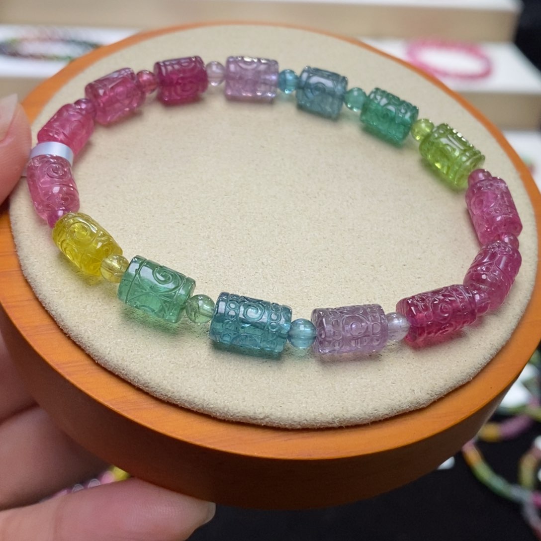 【闪购商品】碧玺手串未镶嵌两天看货期