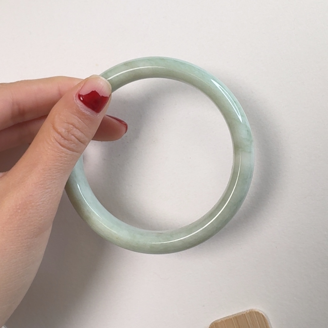 蓝田玉（蛇纹石化大理石玉）手镯未镶嵌启*