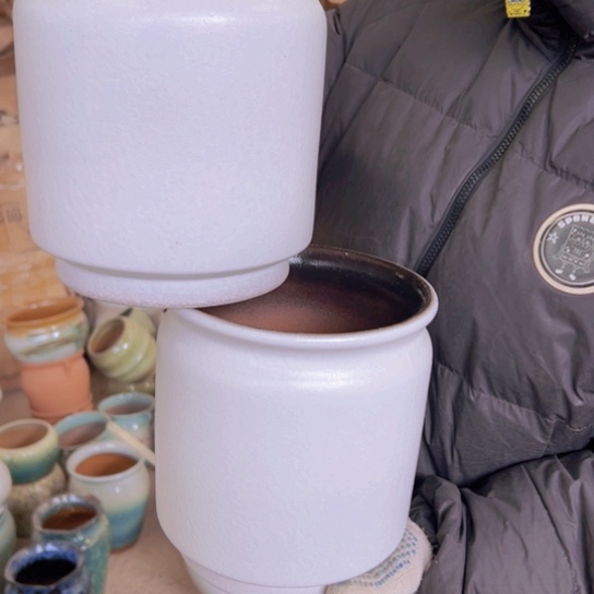 紫砂花盆高21口18————