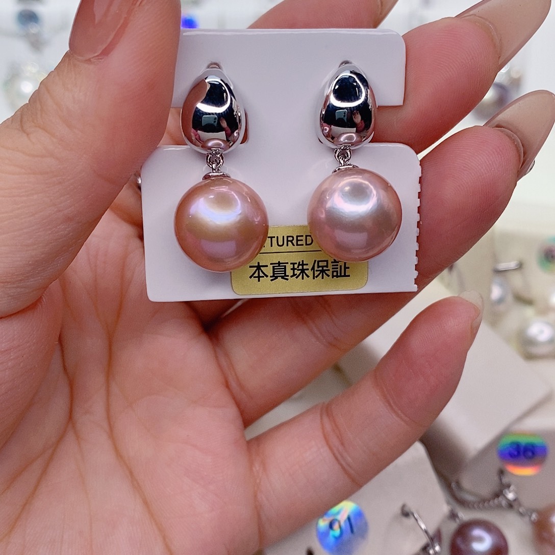 未镶嵌淡水珍珠耳饰