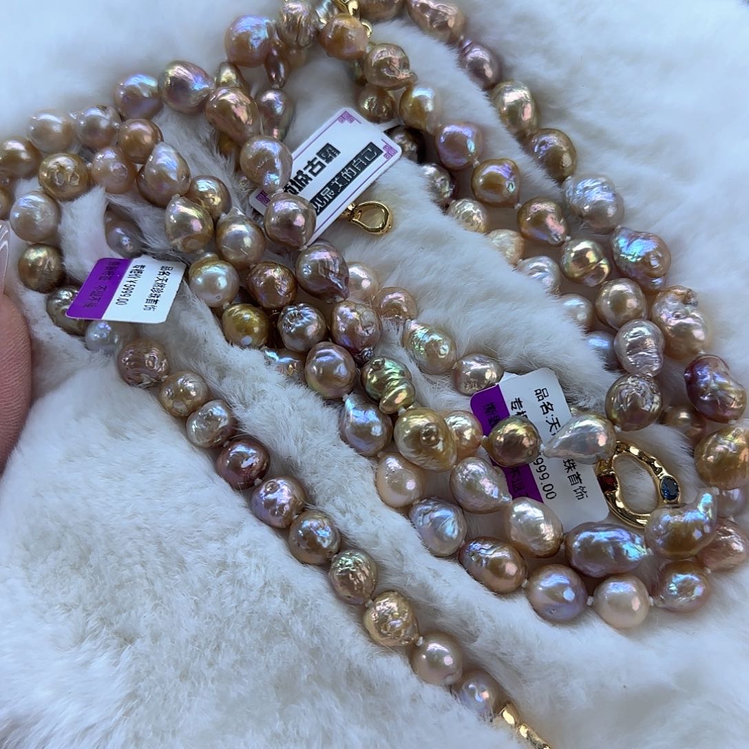 未镶嵌项链定制多样性发货发其一422淡水珍珠