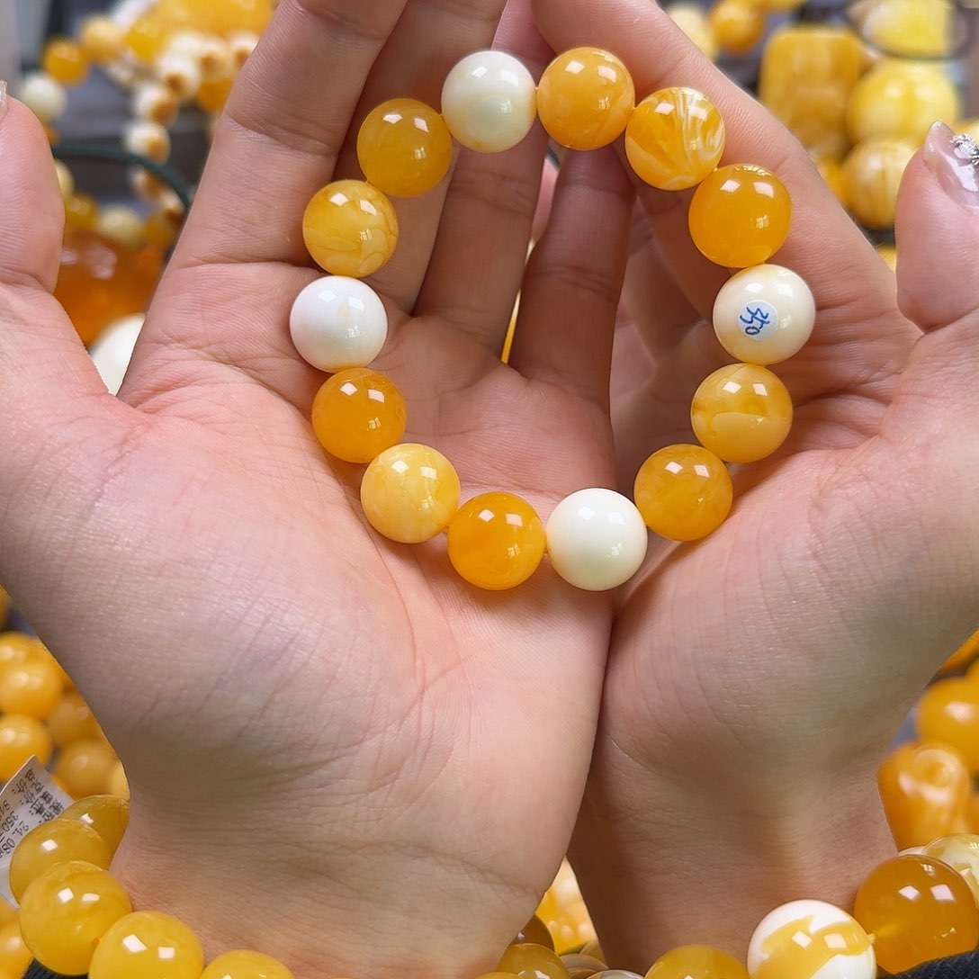 蜜蜡珠宝奇石未镶嵌15mm