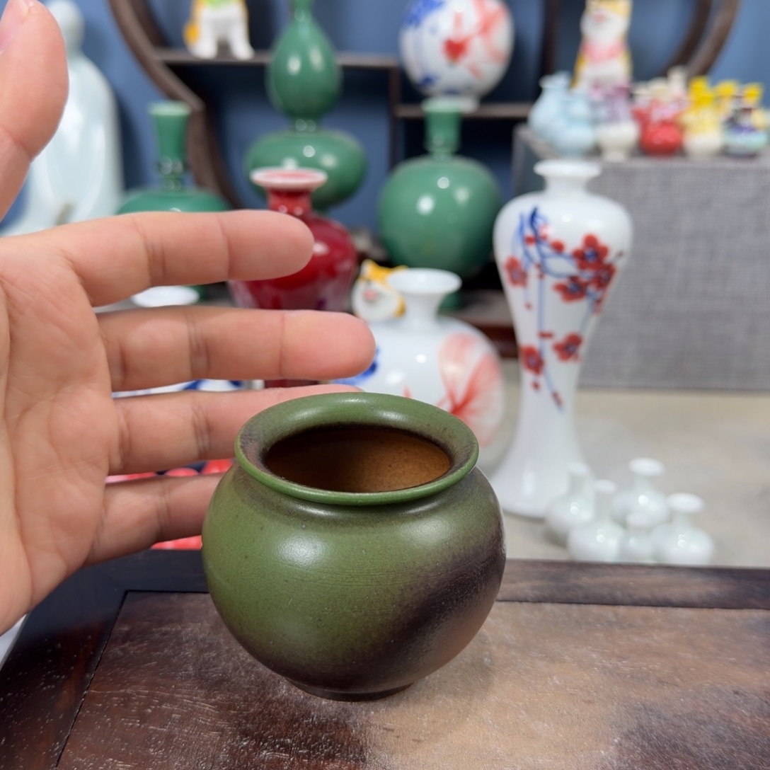 陶瓷手工小花器摆件