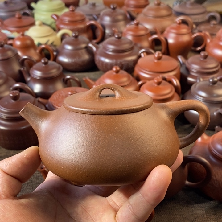 紫砂茶壶有*花宜兴紫砂壶