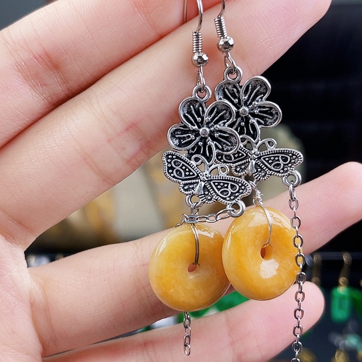 翡翠耳饰未镶嵌饰品