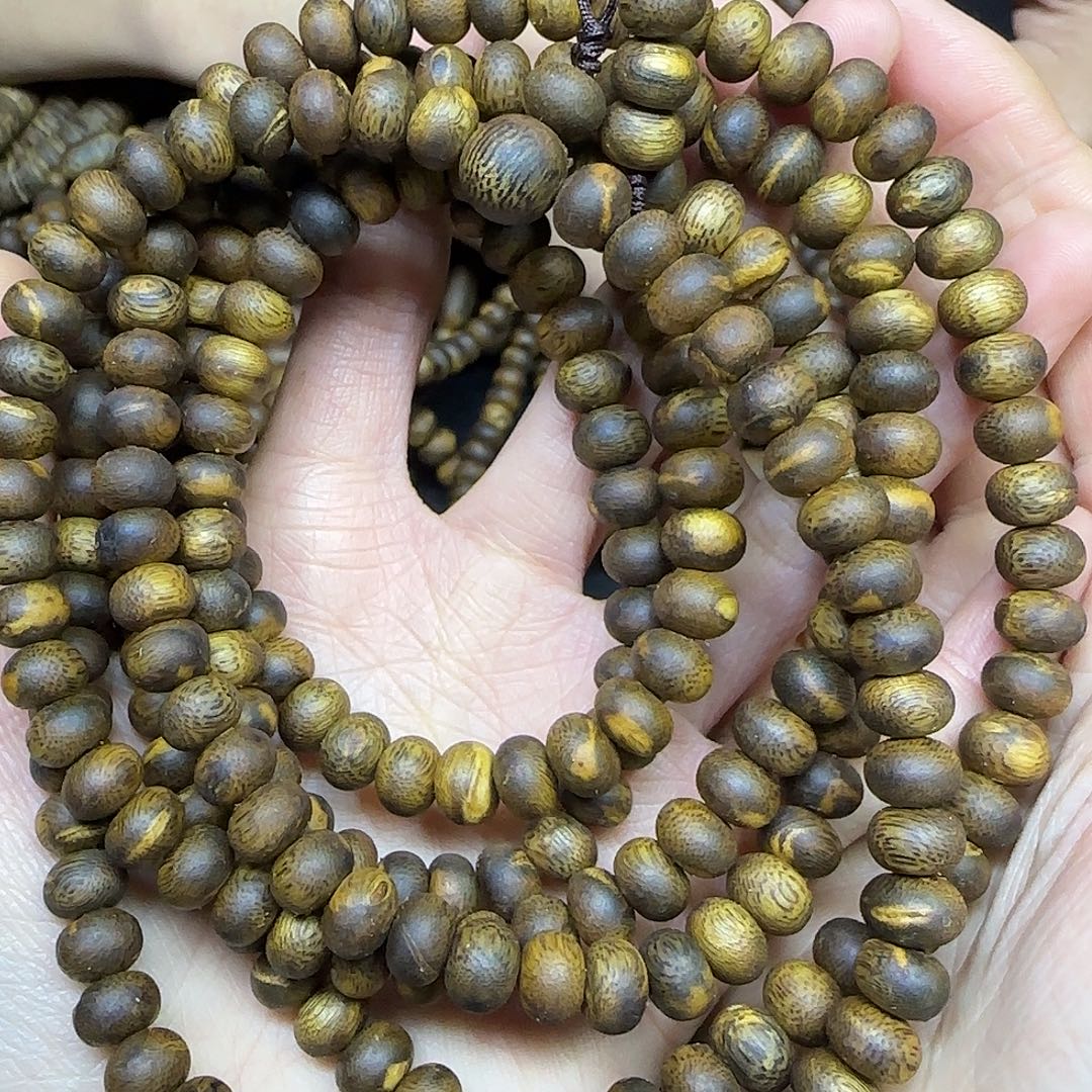 沉香沉香碎屑+虫漏算盘珠多圈28克加多样性发一