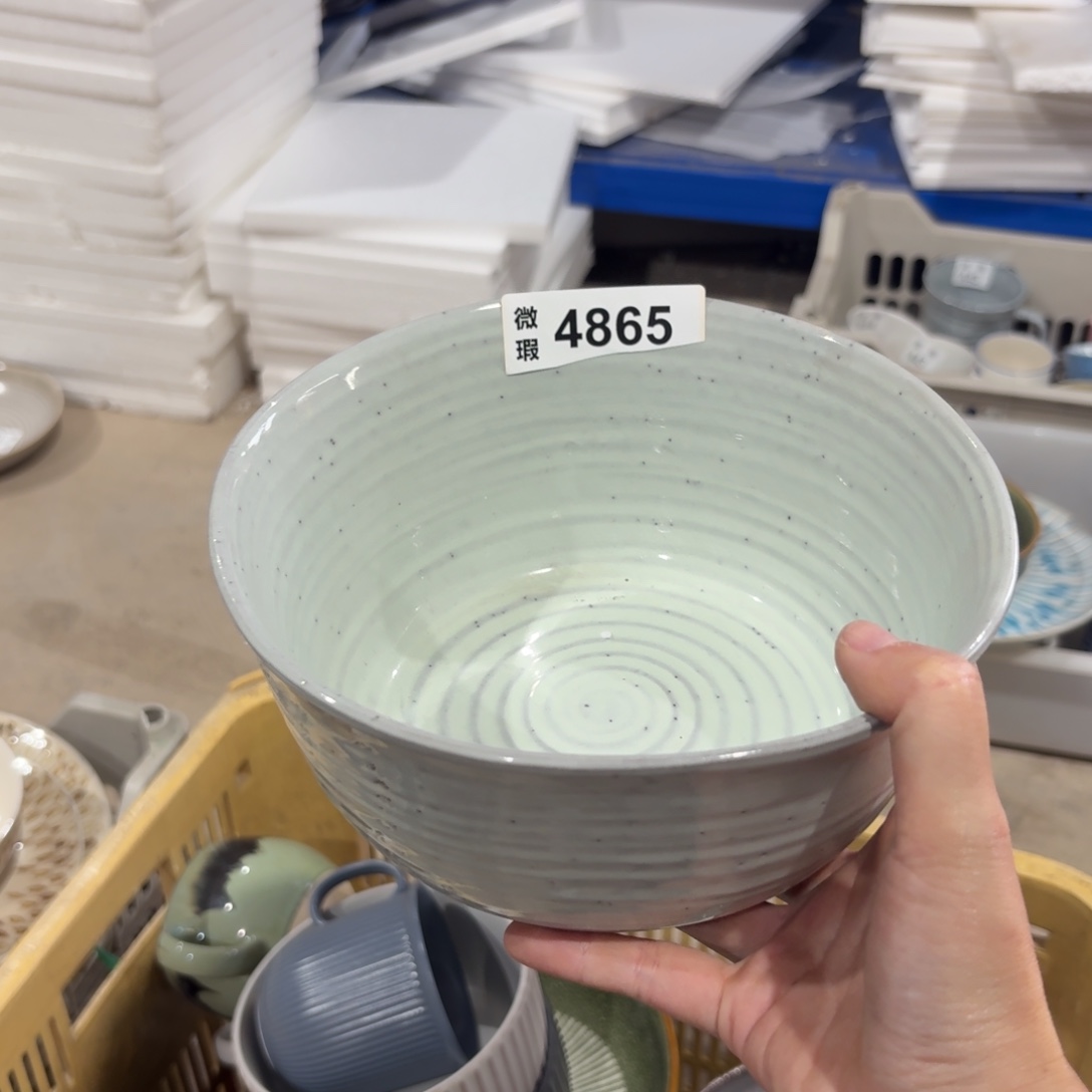 陶瓷4865 微瑕陶瓷餐具1个