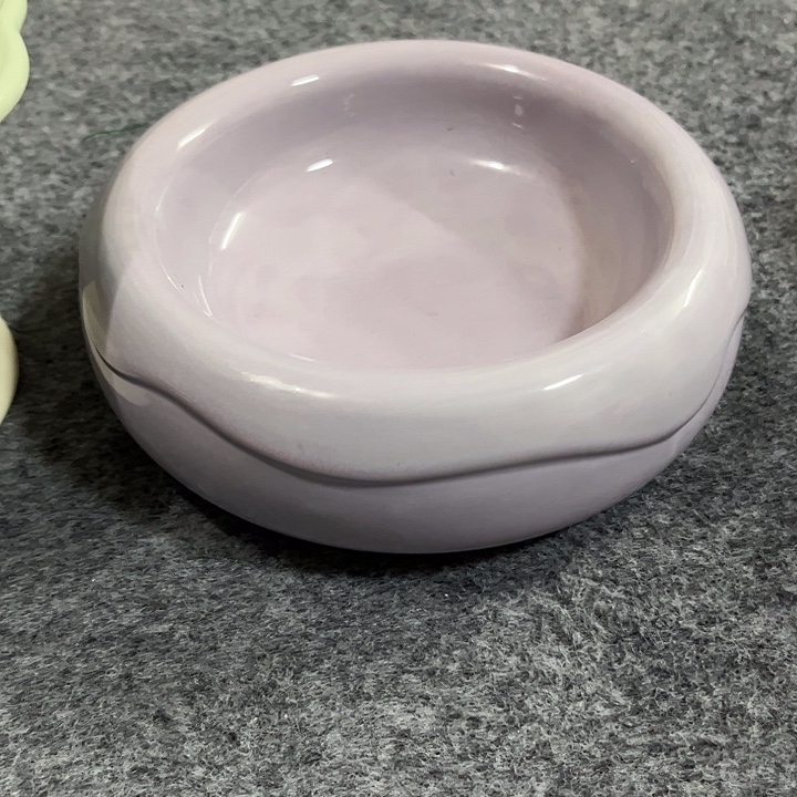 陶甜甜圈紫色陶瓷6寸微x
