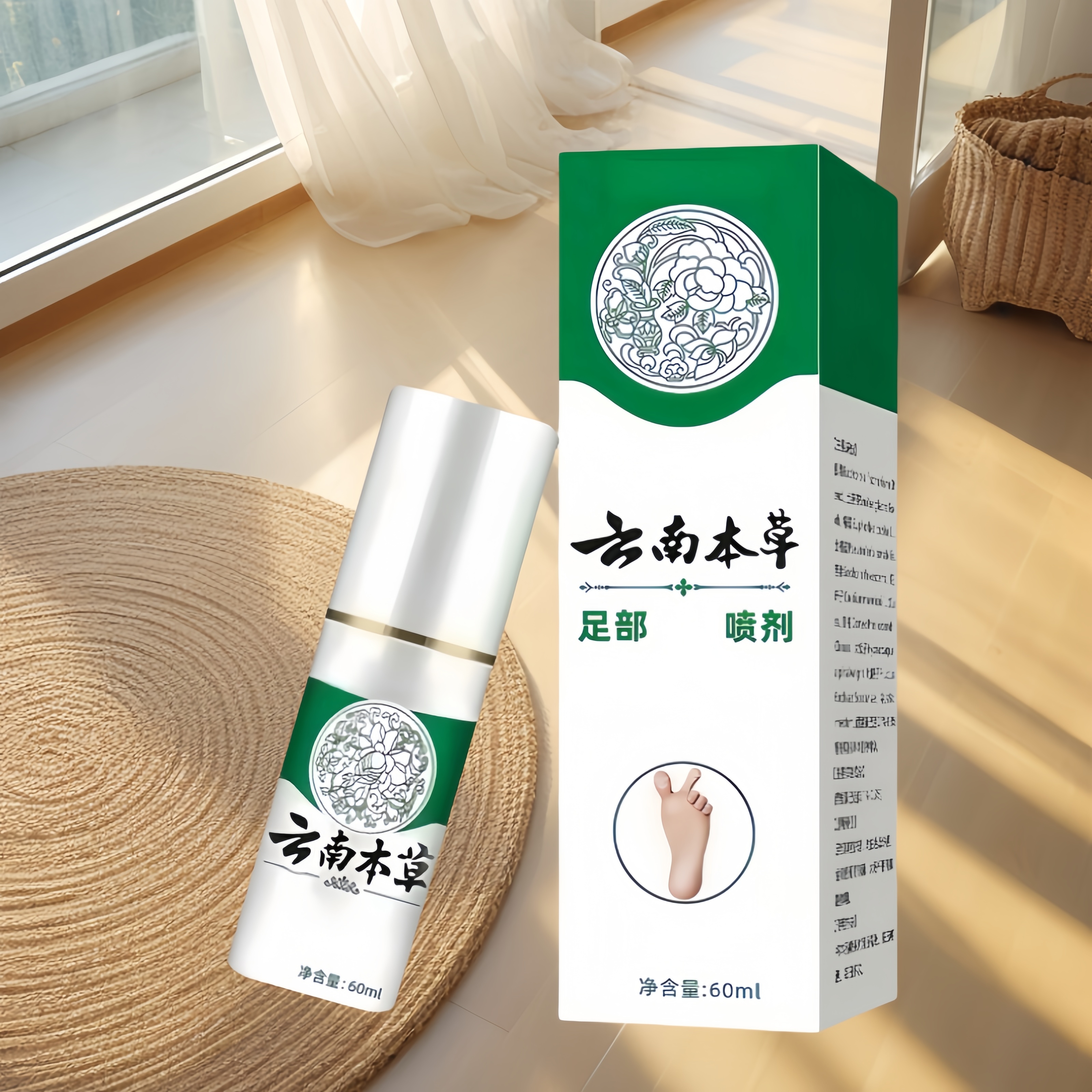 抢！【到手3瓶】正品云南本草放心使用四季常备植物萃取外用喷剂干爽