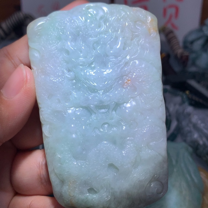 翡翠颈饰未镶嵌保真天然A货翡翠
