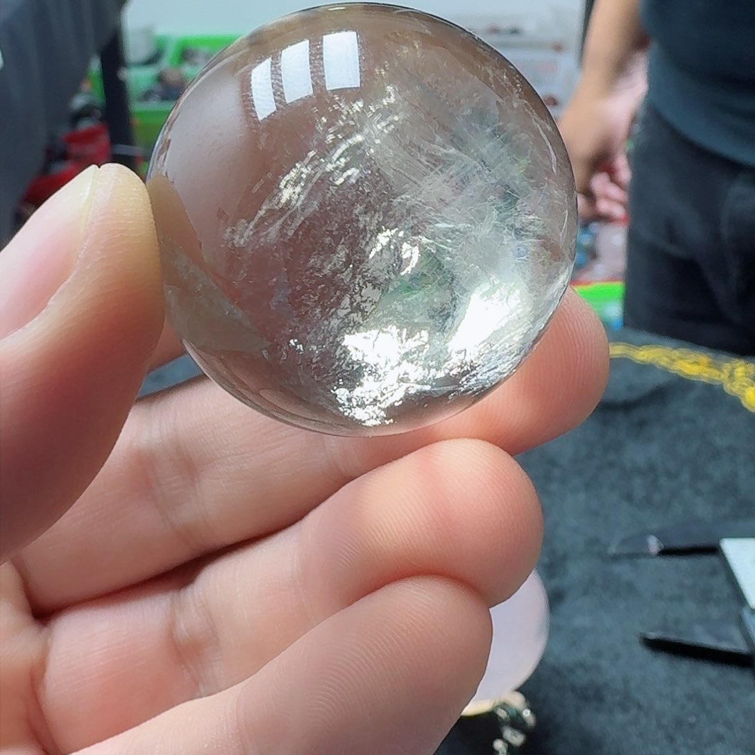 水晶手链未镶嵌茶晶3.5cm