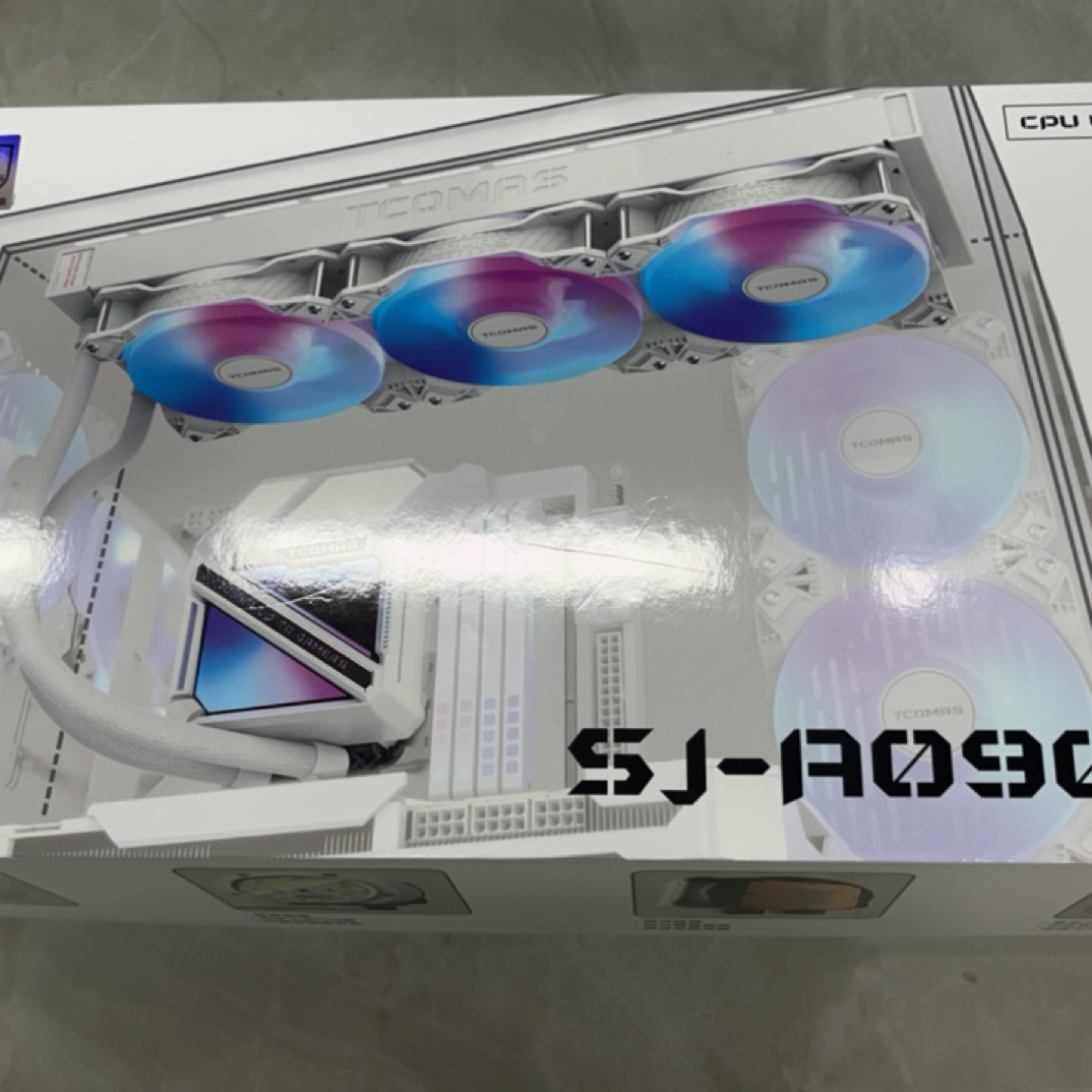 钛坦游戏白色360水冷