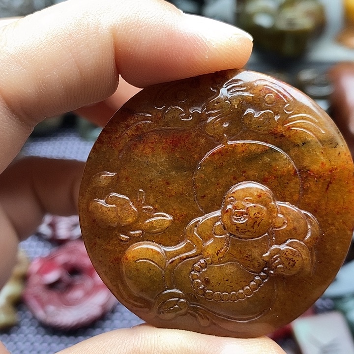 未镶嵌蛇纹石玉颈饰