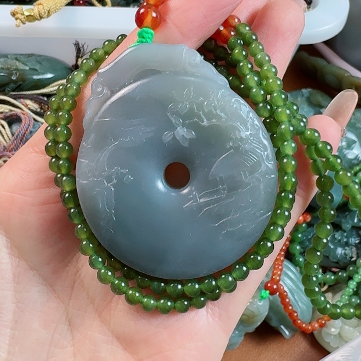 和田玉挂件未镶嵌