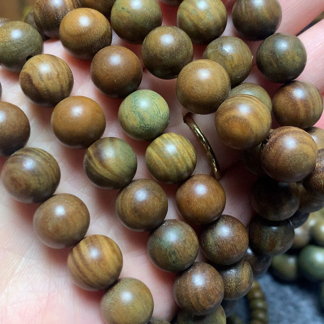 维腊木（绿檀）手串/手链云**间