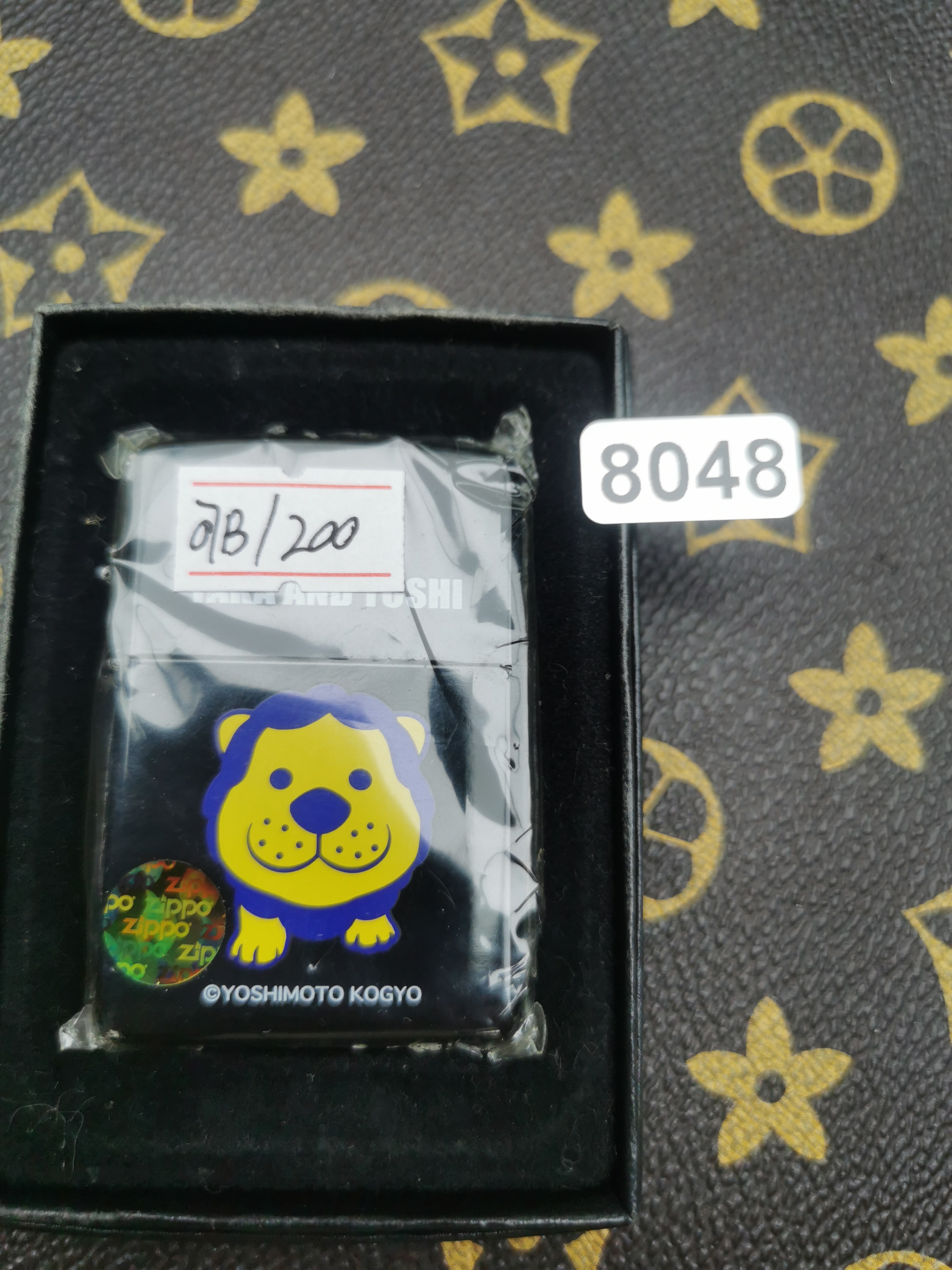 Zippo打火机回血07B狮子-8048