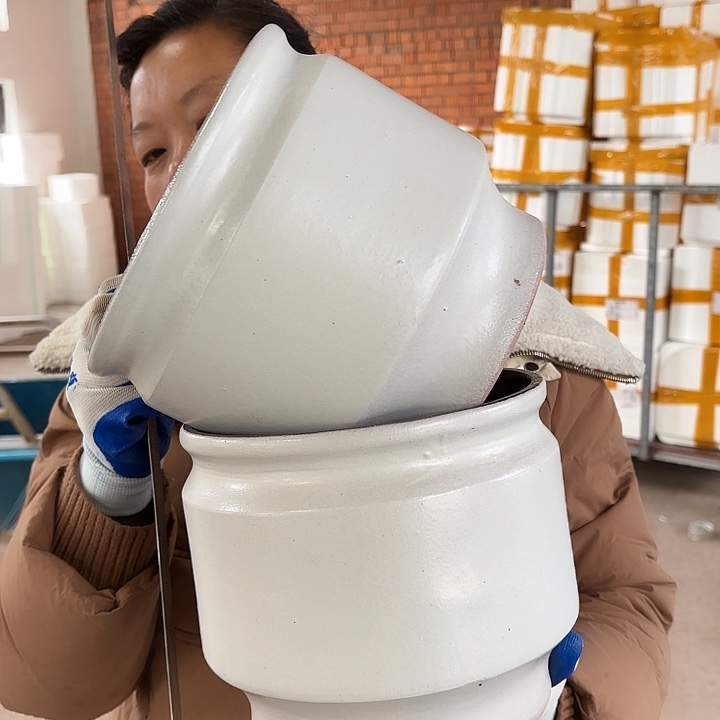 瑕疵高18口21花盆