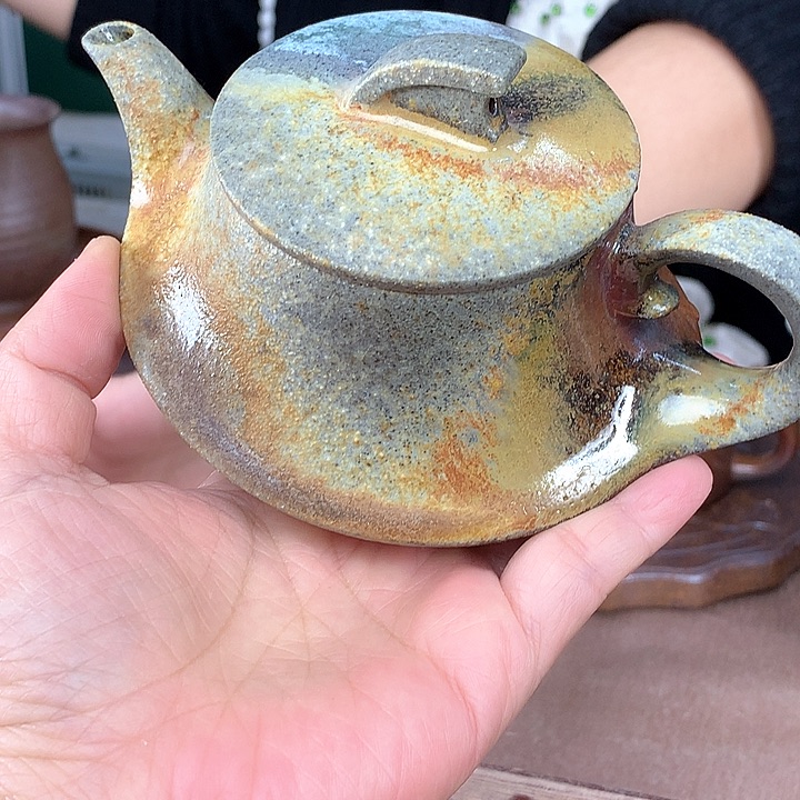 紫砂紫砂壶纯自然柴烧