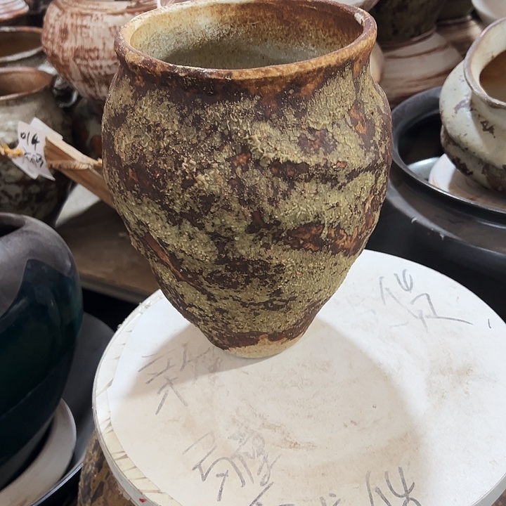 景德镇精品花盆栽适口14高23