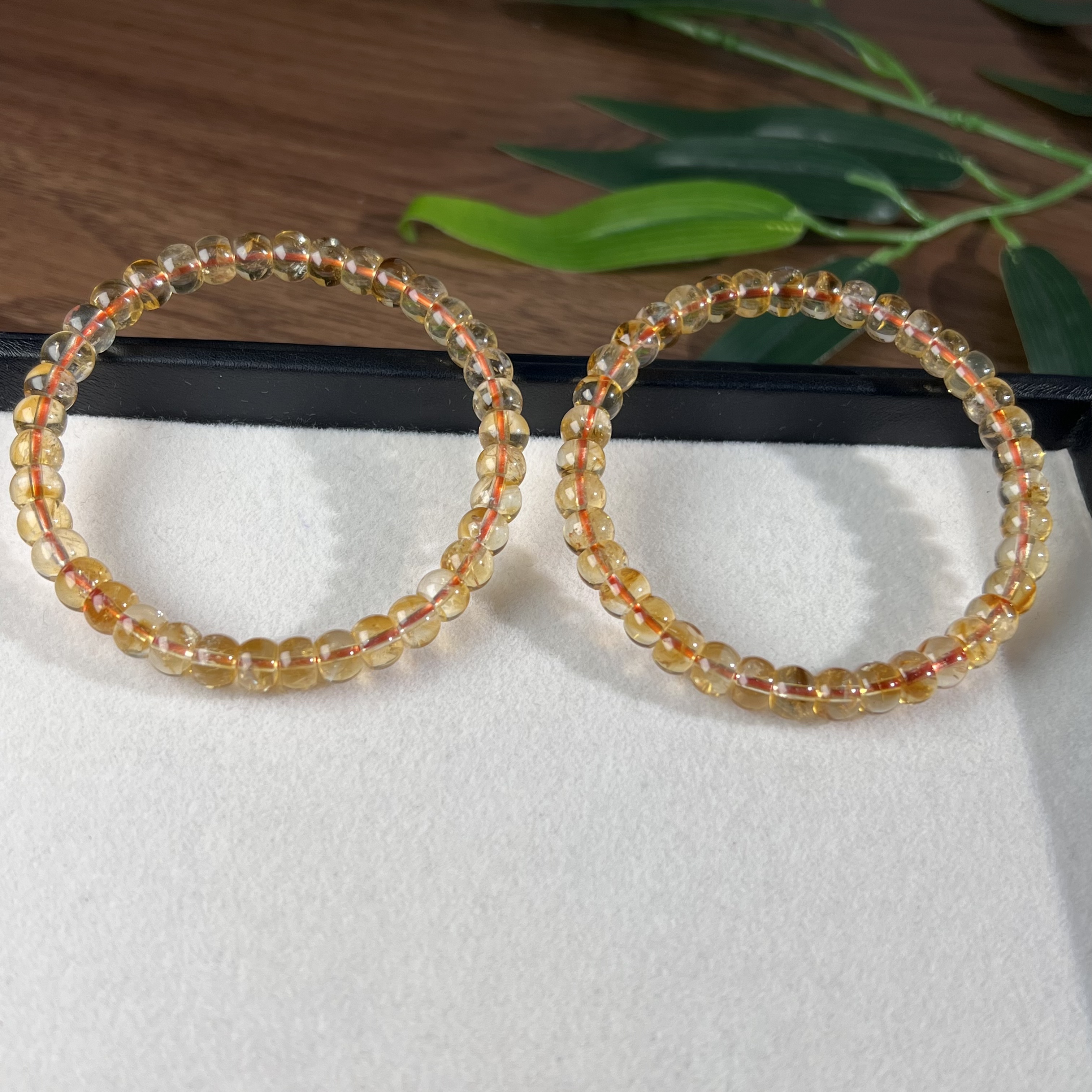 【睿泽赏宝】黄水晶直切手串多样性发一6*4 SZB0997