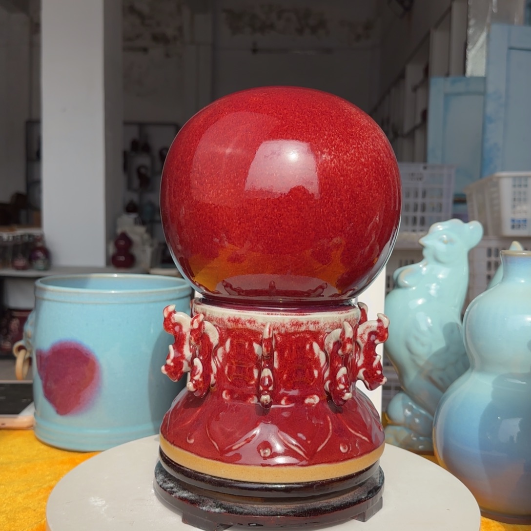 陶摆件郑家钧瓷摆件