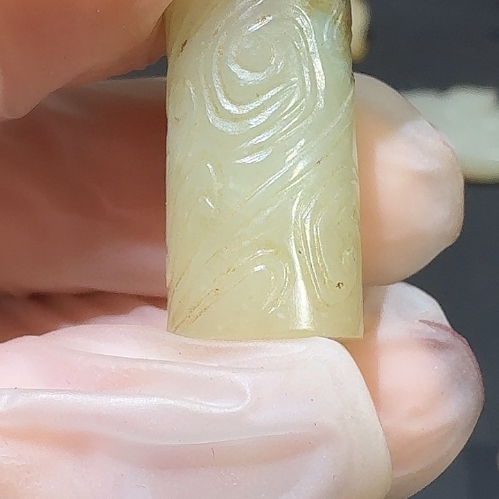 脚***哥和田玉未镶嵌颈饰