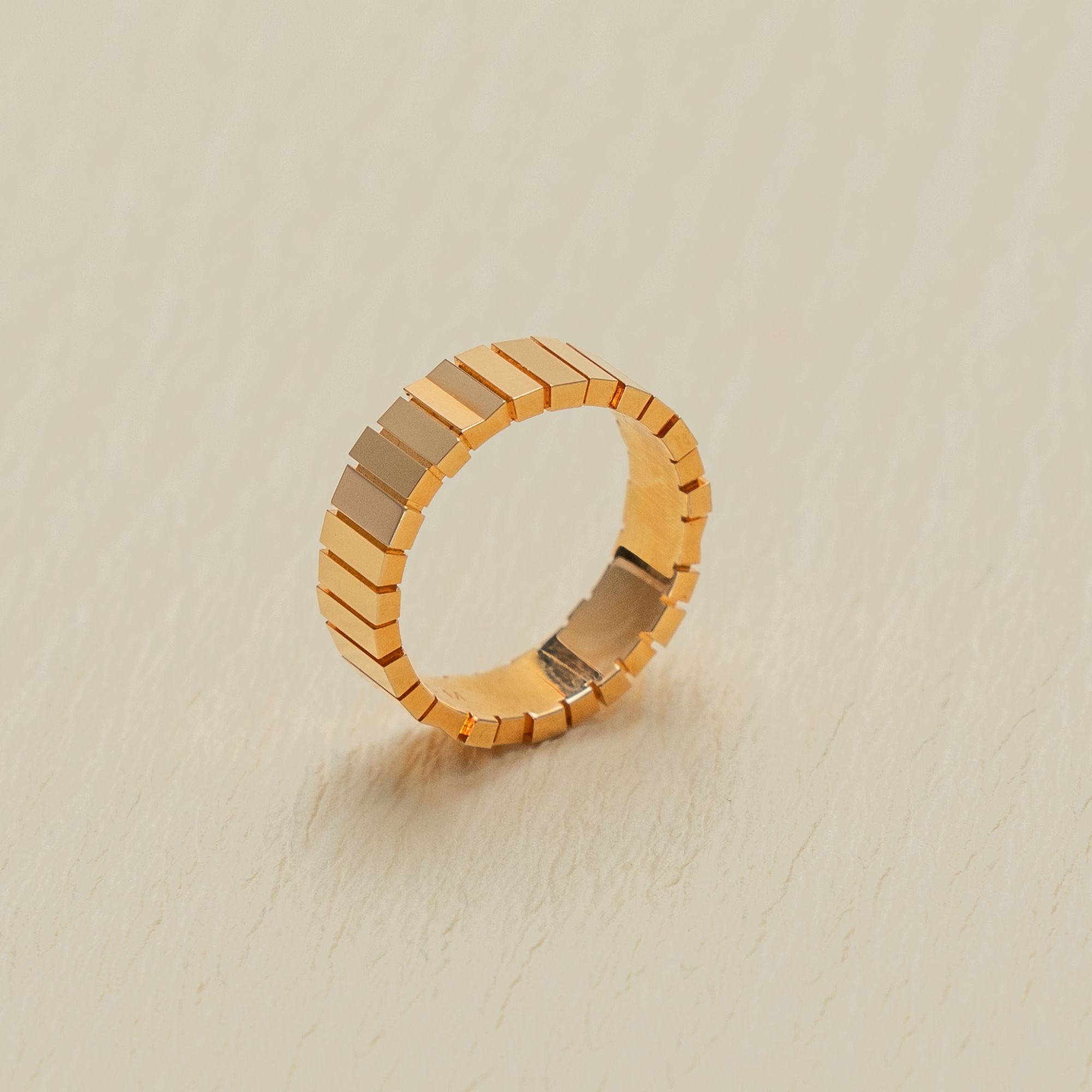 925银戒指 「影珊」S925纯银电镀18K金