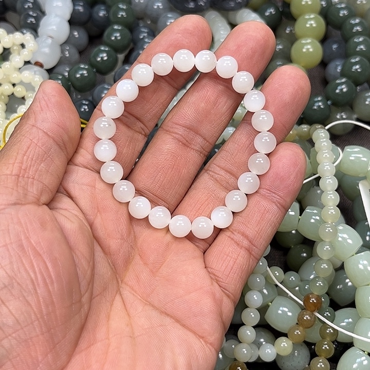 和田玉未镶嵌手链