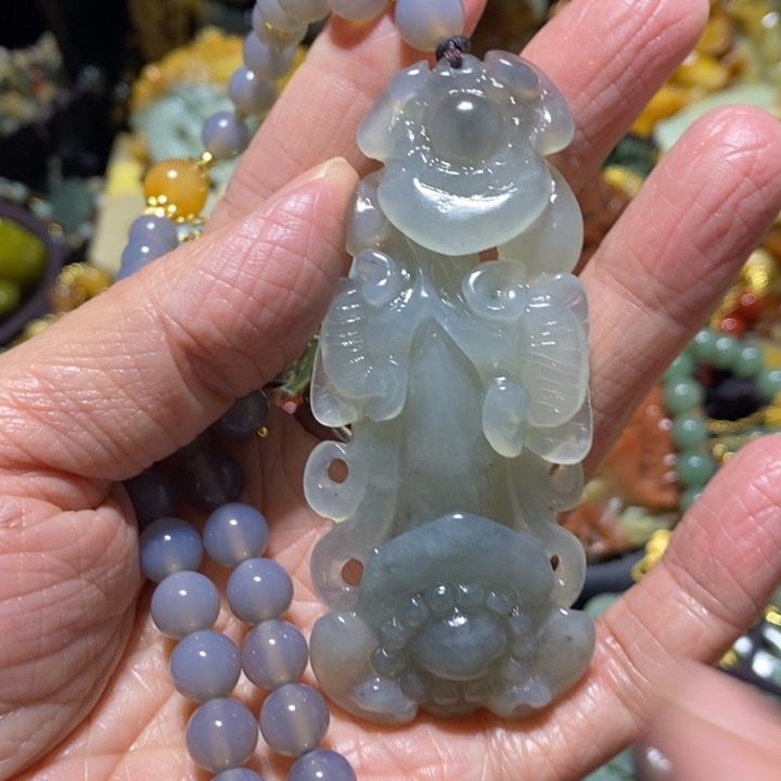 岫玉岫玉吊坠未镶嵌